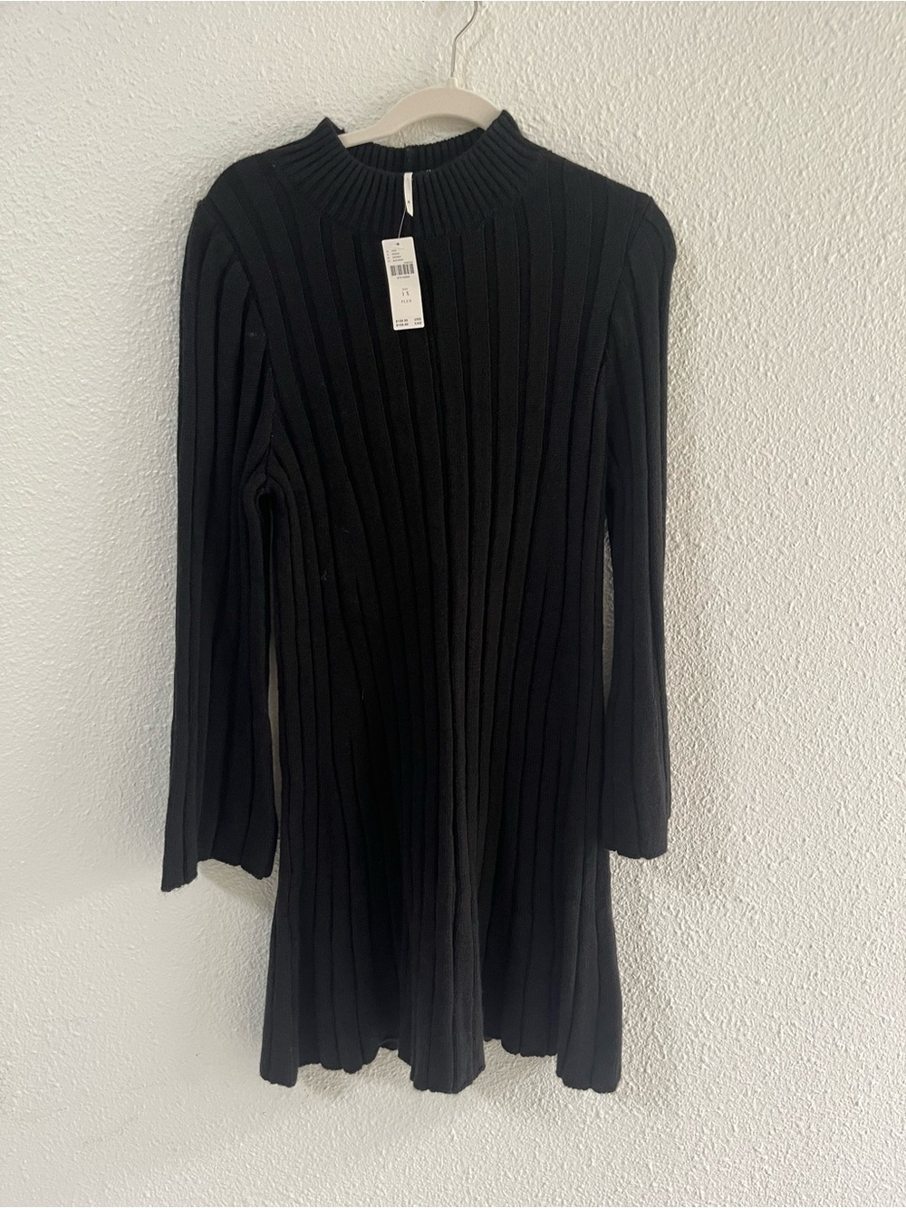 NWT ANTHROPOLOGIE Black Sweater Dress